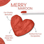 Buy NY Bae Creme Blush - Merry Maroon 01 (10g) | Dewy Maroon Blush | Lip & Cheek Tint | Liquid Blush | Intense Pi gment | Korean Glow - Purplle