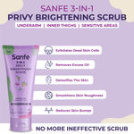 Buy Sanfe Spotlite Sensitive Areas Body  Scrub For Underarms Area, Back & Bum Area, Intimate Area| 50gm - Purplle