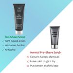Buy Bombay Shaving Company Pre Shave Scrub (100 gm) | Black Sand, Exfoliates skins & Removes Black Heads, Black - Purplle