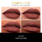 Buy FACES CANADA Comfy Matte Mini Liquid Lipstick Value Pack of 2 - For The Win + Truth Be Told | 2.4 ml | Comfortable 10HR Longstay | Smooth Intense Matte Color | No Dryness | No Alcohol - Purplle