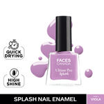 Buy FACES CANADA Ultime Pro Splash Mini Nail Enamel Value Pack of 4 | Linty + Viola + Frozen + Sunny Side Up | 20 ml | Quick-Drying | High Shine | Chip-Resistant | Long Lasting | Toluene-Free - Purplle