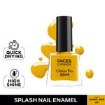 Buy FACES CANADA Ultime Pro Splash Mini Nail Enamel Value Pack of 5 | Floral Dream + Royal Ruby + Linty + Viola + Sunny Side Up | 25 ml | Quick-Drying | High Shine | Chip-Resistant | Long Lasting - Purplle