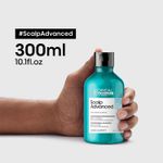 Buy L'Oreal Professionnel Scalp Advanced Anti-Dandruff Dermo-Clarifier Shampoo 300 ml | Removes Dandruff - Purplle