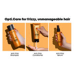 Buy MATRIX Opti.Care Smooth Straight Professional Shampoo for Frizzy, Hair 96Hr Frizz Control Used by 1 Lakh Hairstylist with Shea Butter, 350 ml - Purplle
