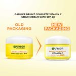 Buy Garnier Skin Naturals Day Cream Brightening & Protects Skin from Sun Bright Complete Vitamin C SPF40 / PA+++ Serum Cream 45 gm - Purplle