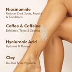 Buy mCaffeine all in one Coffee Body Mask with Niacinamide & Hyaluronic Acid for Depigmentation, Tan Removal & Body Acne - Nourishes & Hydrates - 100% Vegan, 250 gm - Purplle