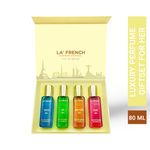 Buy La French City of Dreams Luxury Perfume Gift Set for Rakhi - Gift for Brother 80ml - Purplle