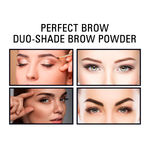 Buy Matt look Perfect Brow Duo-Shade Brow Powder, Eyebrow Palette, Eye Makeup, Mutlicolor-3 (8 gm) - Purplle