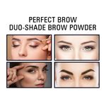 Buy Matt look Perfect Brow Duo-Shade Brow Powder, Eyebrow Palette, Eye Makeup, Mutlicolor-3 (8 gm) - Purplle