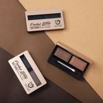 Buy Matt look Perfect Brow Duo-Shade Brow Powder, Eyebrow Palette, Eye Makeup, Mutlicolor-3 (8 gm) - Purplle