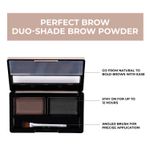 Buy Matt look Perfect Brow Duo-Shade Brow Powder, Eyebrow Palette, Eye Makeup, Mutlicolor-4 (8 gm) - Purplle
