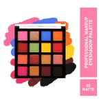 Buy Half N Half Professional Makeup kit, 16 Colours Eyeshadow Matte Multicolour Palette 02 (18 gm) - Purplle