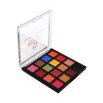 Buy Half N Half Professional Makeup kit, 16 Colours Eyeshadow Matte Multicolour Palette 02 (18 gm) - Purplle