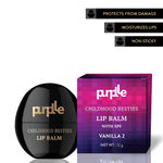 Buy Purplle Childhood Besties Lip Balm with SPF, Vanilla 2 | Hydrating | Moisturising | Sun Protection | Non-sticky | Nourishing (12 g) - Purplle