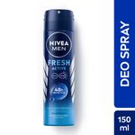 Buy NIVEA Deo Spray Fresh Active None Antiperspirant Male, 200ml - Purplle