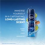 Buy NIVEA Deo Spray Fresh Active None Antiperspirant Male, 200ml - Purplle