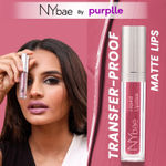 Buy NY Bae Confessions Liquid Lipstick - Her Wonderland 7 (4.5 ml) | Matte Lipstick | Mauve Shade | Moisturizing | Long Lasting | Transfer Proof - Purplle