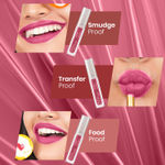Buy NY Bae Confessions Liquid Lipstick | Lip & Cheek Tint | Mauve Lipstick | Matte Finish | Long Lasting - Her Wonderland 7 (4.5 ml) - Purplle