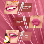 Buy NY Bae Confessions Liquid Lipstick - Her Wonderland 7 (4.5 ml) | Matte Lipstick | Mauve Shade | Moisturizing | Long Lasting | Transfer Proof - Purplle
