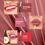 Buy NY Bae Confessions Liquid Lipstick | Lip & Cheek Tint | Nude Brown Lipstick | Matte Finish | Long Lasting - Mugs And Hugs 12 (4.5 ml) - Purplle