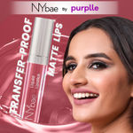 Buy NY Bae Confessions Liquid Lipstick - Rule Of Life 10 (4.5 ml) | Matte Lipstick | Nude Shade | Moisturizing | Long Lasting | Transfer Proof - Purplle