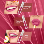 Buy NY Bae Confessions Liquid Lipstick | Lip & Cheek Tint | Purple Lipstick | Matte Finish | Long Lasting - Binge-ing 2 (4.5 ml) - Purplle