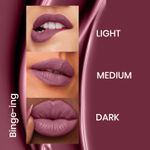 Buy NY Bae Confessions Liquid Lipstick | Lip & Cheek Tint | Purple Lipstick | Matte Finish | Long Lasting - Binge-ing 2 (4.5 ml) - Purplle