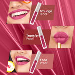Buy NY Bae Confessions Liquid Lipstick - Binge-ing 2 (4.5 ml) | Matte Lipstick | Purple Shade | Moisturizing | Long Lasting | Transfer Proof - Purplle