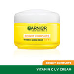Buy Garnier Skin Naturals Bright Complete Vitamin C Serum UV Cream, Vitamin C Day Cream for Sun Protection and Skin Brightening - Suitable For all Skin Types, 45g - Purplle