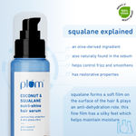 Buy Plum Coconut & Squalane Nutri-Shine Hair Serum - Purplle