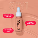 Buy NY Bae 3 in 1 Serum Foundation with Primer I Moisturising I Glowing Korean Skin I Celeb Glow | Dewy Makeup | Cool Sand 06 (30 ml) - Purplle