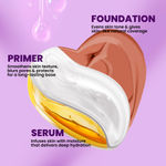 Buy NY Bae 3 IN 1 Serum Foundation - Cool Sand 06 (30 ml) | Infused with Primer | Moisturising I Glowing Korean Skin I Celeb Glow | Dewy Makeup | Evens Skin Tone | Ultra Glow - Purplle