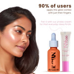 Buy NY Bae 3 IN 1 Serum Foundation - Warm Mocha 07 (30 ml) | Infused with Primer | Moisturising I Glowing Korean Skin I Celeb Glow | Dewy Makeup | Evens Skin Tone | Ultra Glow - Purplle