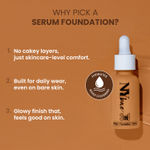 Buy NY Bae 3 IN 1 Serum Foundation - Warm Sand 05 (30 ml) | Infused with Primer | Moisturising I Glowing Korean Skin I Celeb Glow | Dewy Makeup | Evens Skin Tone | Ultra Glow - Purplle