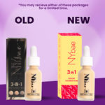 Buy NY Bae 3 IN 1 Serum Foundation - Warm Vanilla 01 (30 ml) | Infused with Primer | Moisturising I Glowing Korean Skin I Celeb Glow | Dewy Makeup | Evens Skin Tone | Ultra Glow - Purplle