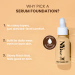 Buy NY Bae 3 IN 1 Serum Foundation - Warm Vanilla 01 (30 ml) | Infused with Primer | Moisturising I Glowing Korean Skin I Celeb Glow | Dewy Makeup | Evens Skin Tone | Ultra Glow - Purplle