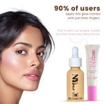 Buy NY Bae 3 IN 1 Serum Foundation - Warm Vanilla 01 (30 ml) | Infused with Primer | Moisturising I Glowing Korean Skin I Celeb Glow | Dewy Makeup | Evens Skin Tone | Ultra Glow - Purplle