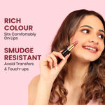 Buy NY Bae Super Matte Lipstick - Impeccable Isabella 15 (4.2 gm) | Nude Brown | Matte Finish | Enriched with Vitamin E | Rich Colour Payoff | Nourishing | Long lasting | Smudgeproof | Vegan | Cruelty & Paraben Free - Purplle