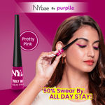 Buy NY Bae Truly Matte Liquid Eyeliner - Pretty Pink (4.5 ml) | Colored Eyeliner | Waterproof | Long Lasting | Smudgeproof | Quick Dry | Eye Makeup - Purplle