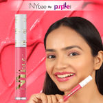 Buy NY Bae Gloss Getter Lip Gloss | Lip & Cheek Tint | Lightweight Glossy Lipstick | Pink Lip Balm | Non-Sticky | Cherry Crush 03 (2.8 ml) - Purplle