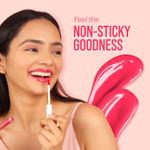 Buy NY Bae Gloss Getter Lip Gloss | Lip & Cheek Tint | Lightweight Glossy Lipstick | Pink Lip Balm | Non-Sticky | Pink Melon 02 (2.8 ml) - Purplle