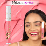Buy NY Bae Gloss Getter Lip Gloss | Lip & Cheek Tint | Lightweight Glossy Lipstick | Pink Lip Balm | Non-Sticky | Pink Melon 02 (2.8 ml) - Purplle