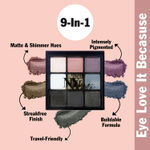 Buy NY Bae Eye Love Eyeshadow Palette - Smokey Show 05 (9 g) | 9 In 1 Palette | Black | Matte & Shimmer | Rich Colour | Long Wear | Super Blendable - Purplle