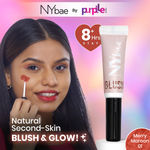 Buy NY Bae Creme Blush - Merry Maroon 01 (10 gm) | Dewy Maroon Blush | Lip & Cheek Tint | Liquid Blush | Intense Pi gment | Korean Glow - Purplle