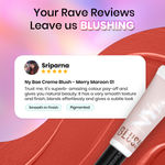 Buy NY Bae Creme Blush - Merry Maroon 01 (10 gm) | Dewy Maroon Blush | Lip & Cheek Tint | Liquid Blush | Intense Pi gment | Korean Glow - Purplle