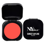 Buy NY Bae Sunset Skyline Blush - Sundown Red 07 (5 g) | Red | Matte Finish | Rich Colour | Super Blendable | Multipurpose | Travel Friendly - Purplle