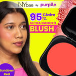 Buy NY Bae Sunset Skyline Blush - Sundown Red 07 (5 gm) | Red | Matte Finish | Rich Colour | Super Blendable | Multipurpose | Travel Friendly - Purplle