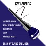 Buy NY Bae Ellis Eyeland - Blue Lagoon (6 ml) | Liquid Eyeliner | Glossy Finish | Waterproof | Lasts upto 8 hours | Vegan - Purplle