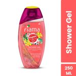 Buy Fiama Happy Naturals Body Wash Shower Gel, Plum Blossom and Ylang, 250ml, Body Wash for Women & Men with Skin Conditioners for Moisturised Skin - Purplle