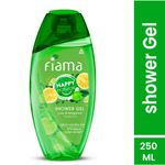 Buy Fiama Happy Naturals Body Wash Shower Gel, Yuzu and Bergamot, 250ml, Body Wash for Women & Men with Skin Conditioners for Moisturised Skin - Purplle
